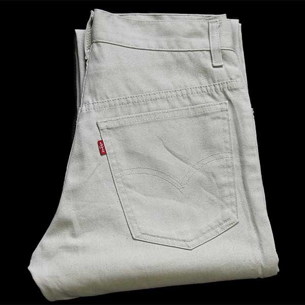 00s イタリア製 Levi\'sリーバイス 566 STA-PRESTスタプレ パンツ グレーベージュ W29 L32★ユーロ【中古】