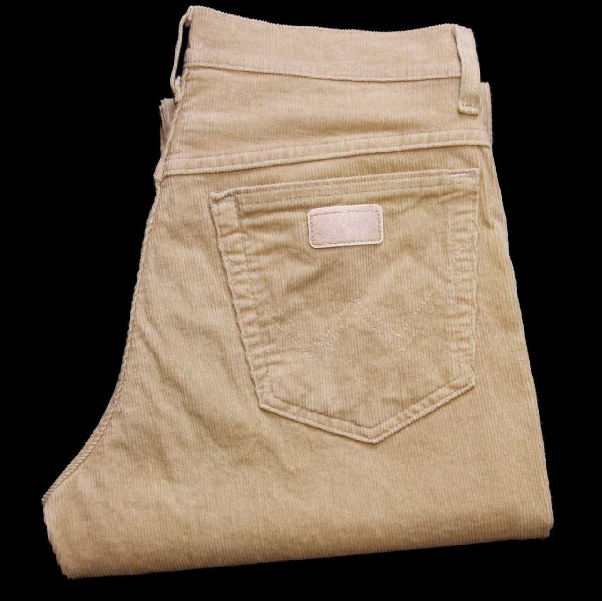 Wranglerラングラー ストレッチ コーデュロイパンツ ベージュ 32★ユーロ【中古】