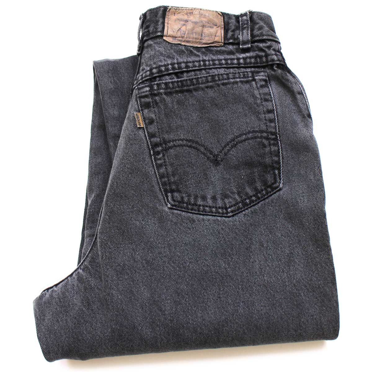楽天市場】80s USA製 Levi'sリーバイス 555 ブラック デニム