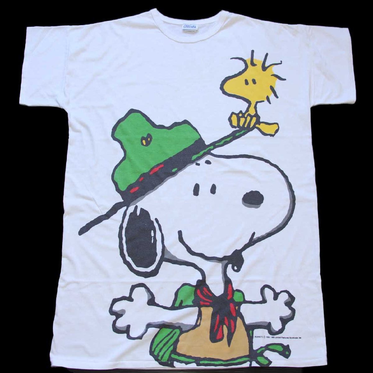 90s イタリア製 アート オールオーバープリント コットン カットソー ロング★オールド ビンテージ ユーロ カラフル クレイジー Tシャツ 80s イタリア製 CARRERA アート オールオーバープリント