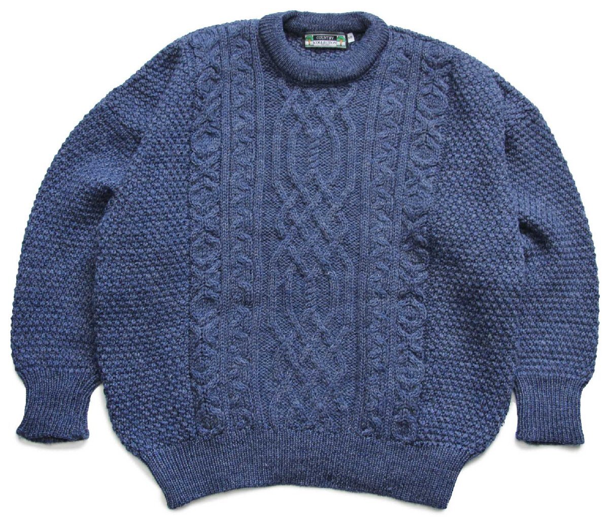 楽天市場】アイルランド製 aran crafts ケーブル編み ウールニット  