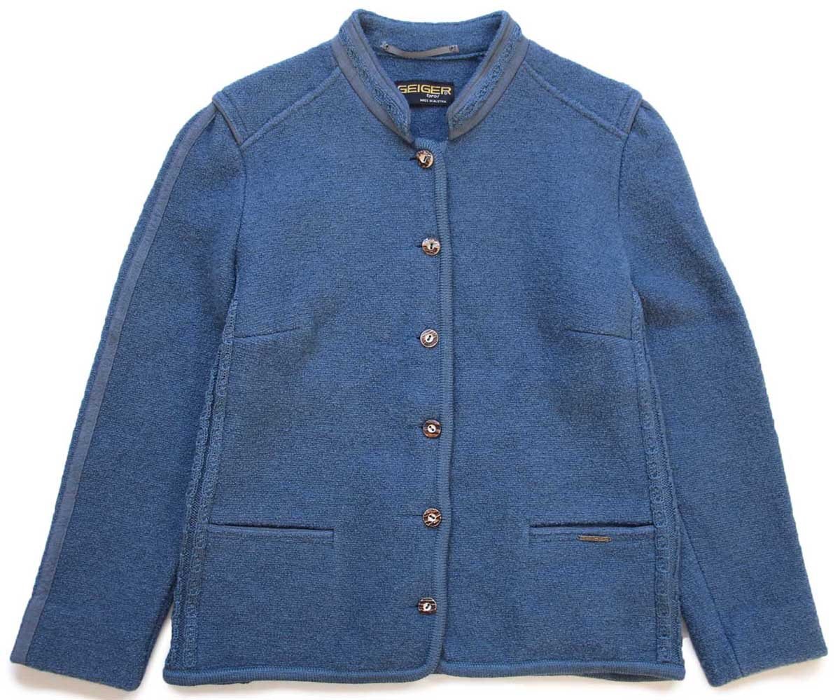 オーストリア古着　チロルジャケット　チロリアンジャケット　カーディガン オーストリア GEIGER チロルジャケット チロリアンジャケット メンズ L