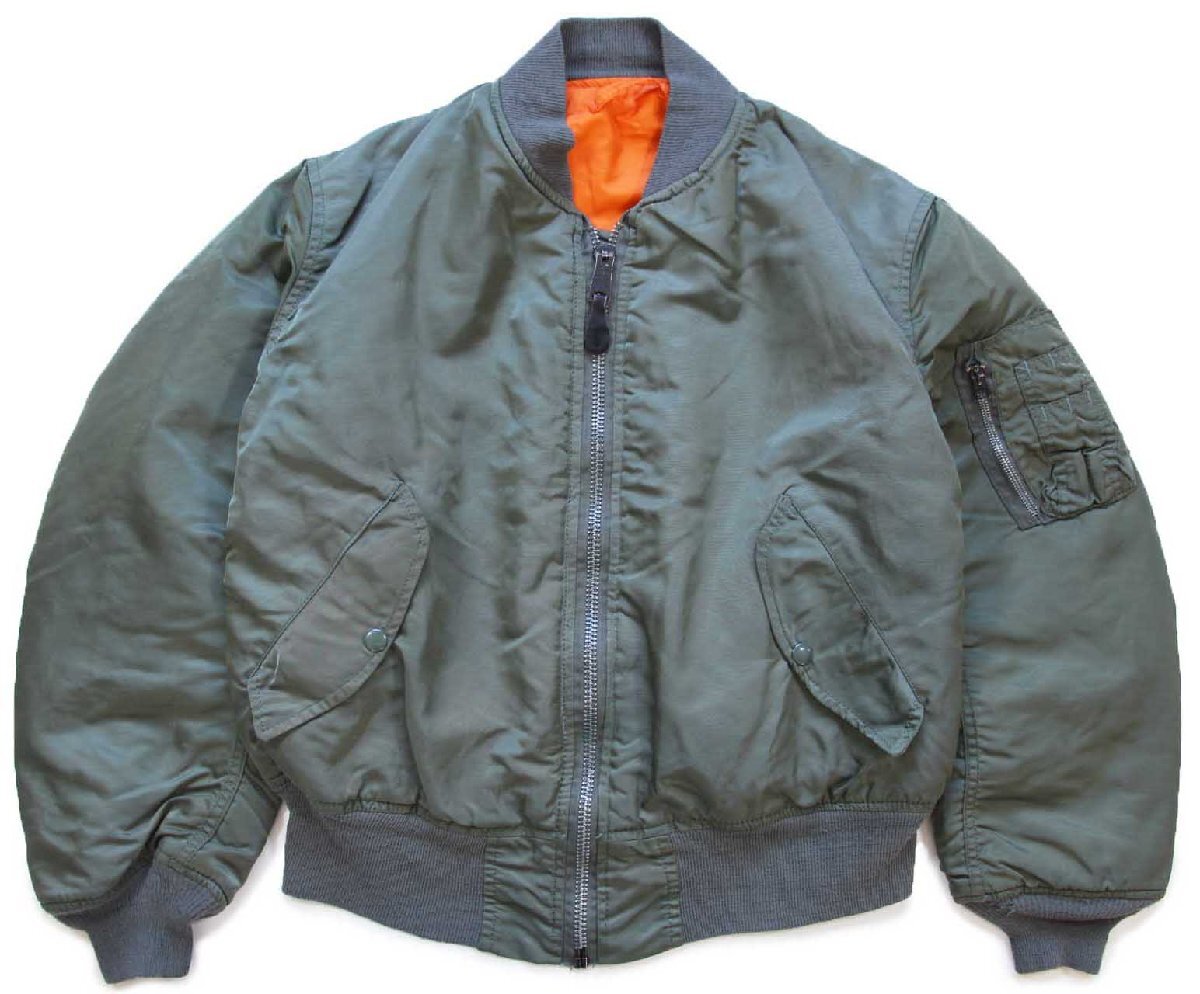 USA製 90s ALPHA MA-1 MIL-J-82790J USAF USA製 ALPHA INDUSTRIES MA-1 MIL-J-82790J フライトジャケット