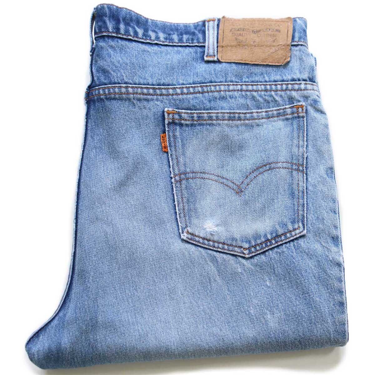 90s ベルギー製 Levi\'sリーバイス 630 ダメージ デニムパンツ W40★ユーロ【中古】