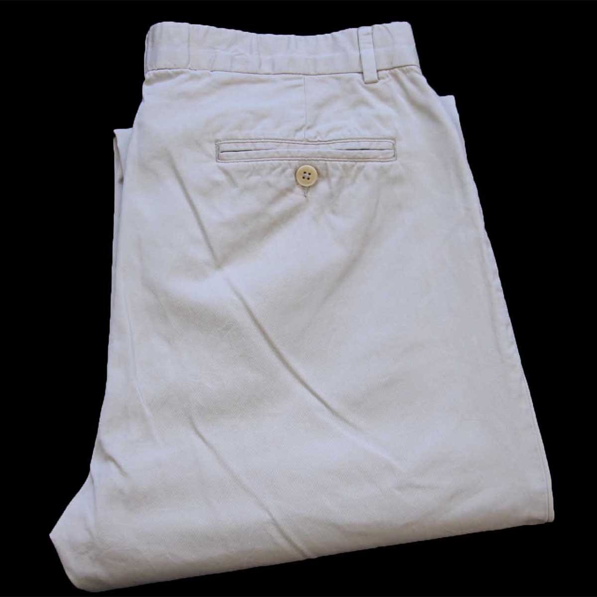 00s ポロ ラルフローレン コットンパンツ ライトカーキ W33 L32★322 フリスコ【中古】