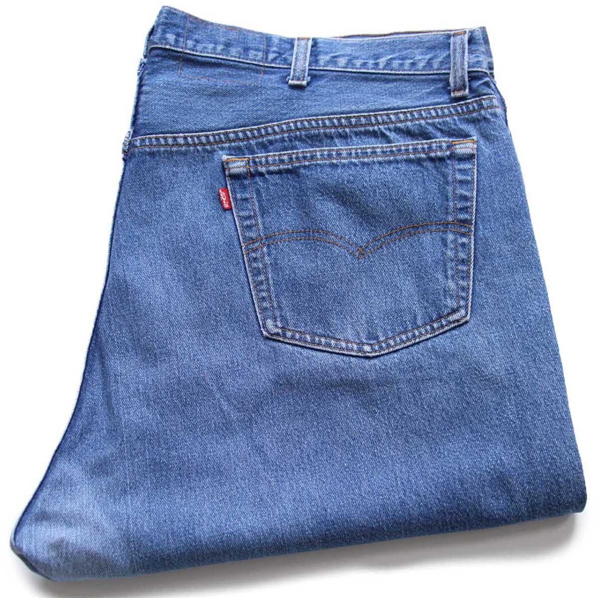80s USA製 Levi'sリーバイス 501 デニムパンツ w48★164 特大【中古】