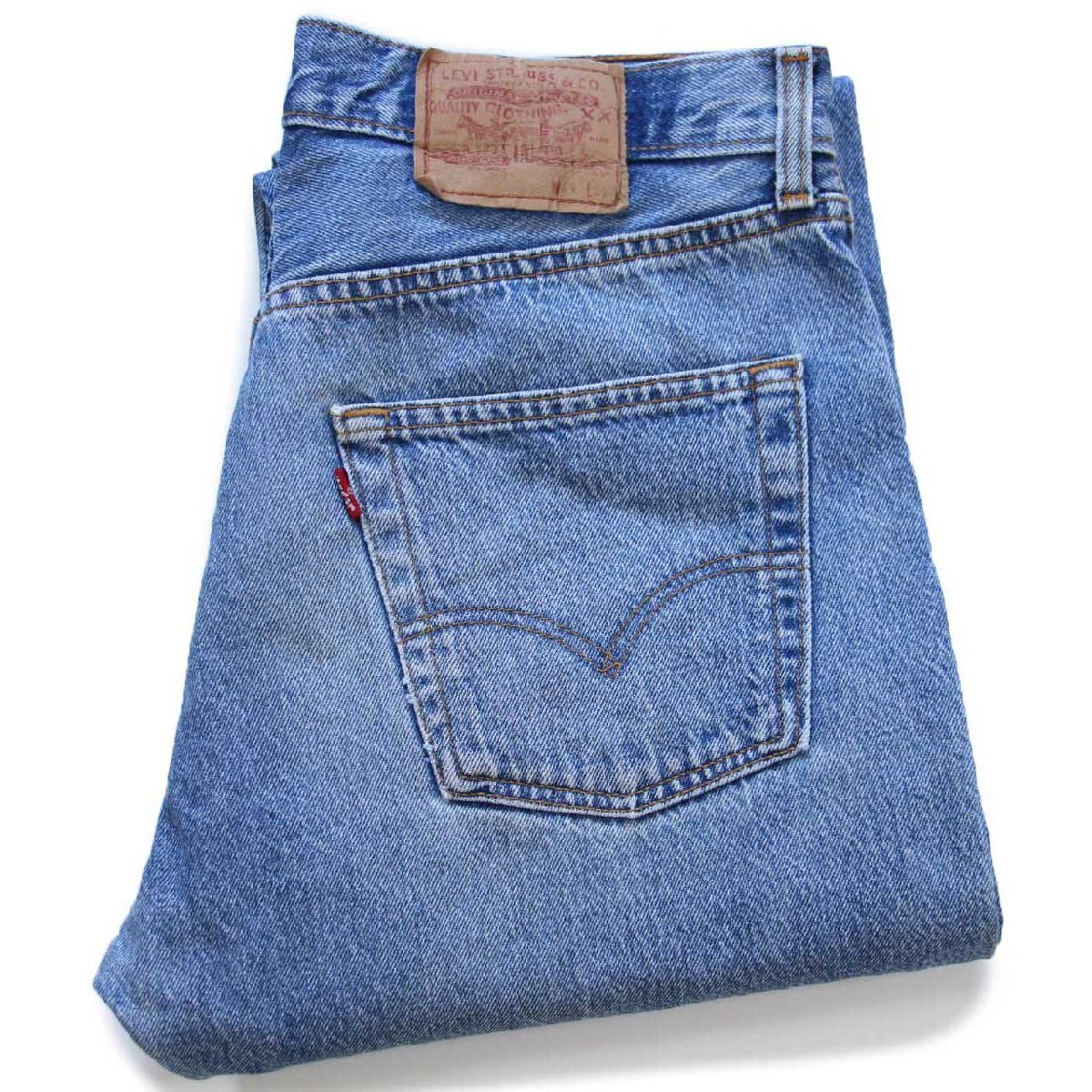 90s 英国製 Levi'sリーバイス 501 デニムパンツ W34 L36★167 ユーロ【中古】