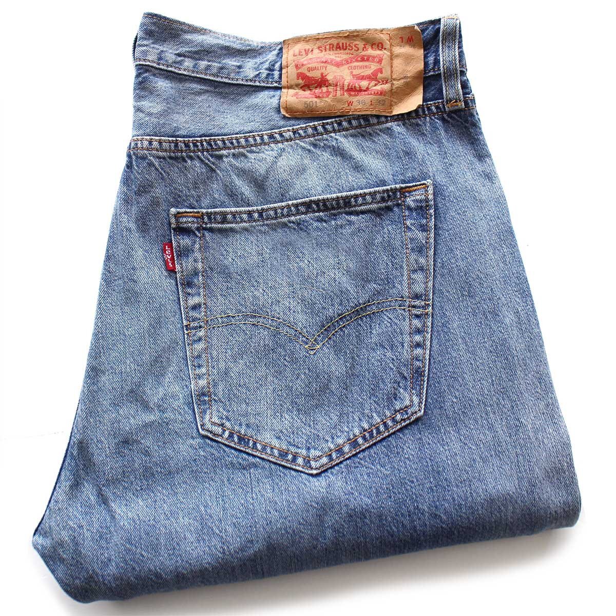 Levi'sリーバイス 501 USED加工 デニムパンツ W36★SDP4022【中古】