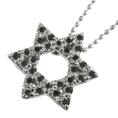 黒いこと金剛石 4月 はやりっ児 シャンデリヤとっ始めと首飾り 六芒星 Pt900  (ガーネット アメジスト 青緑色 黒いこと金剛石 ルビー ペリドット サファイア ピンクトルマリン 青碧トパーズ色 シトリン タンザナイト)