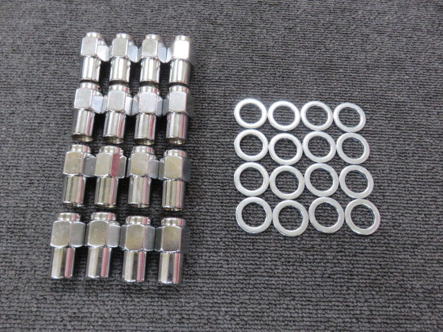 クレーガー 6J 15インチ 4本 ナット&ワッシャー付 楽天市場】S/S CRAGAR クレーガーホイール用 クロームナット&中芯