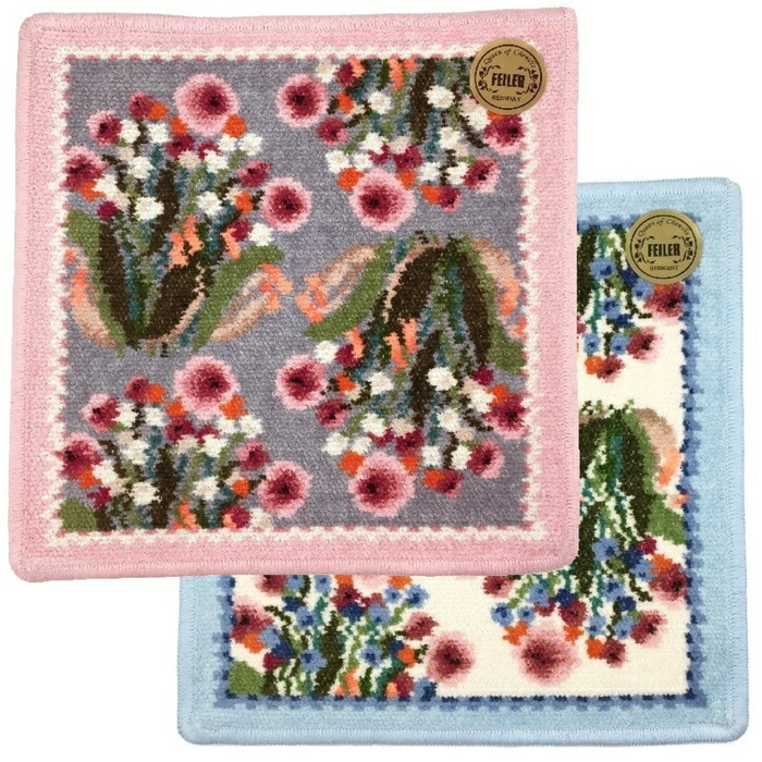 楽天市場】フェイラー Feiler ハンカチ タオル 花かご 30cm×30cm
