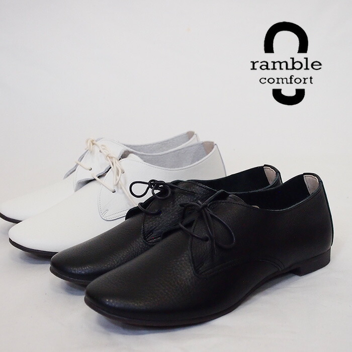 ramble dance/ランブルダンス スピード競技引きあげる シューズ 靴 レディース 本革  一方ならずない 今めかしい 白いこと 黒いこと シュリンクレザー 日本製 たわい無い 履き気味合い スニーカー感覚的な体験 自然的なめし革 成年者 カワイイ 自然的靴