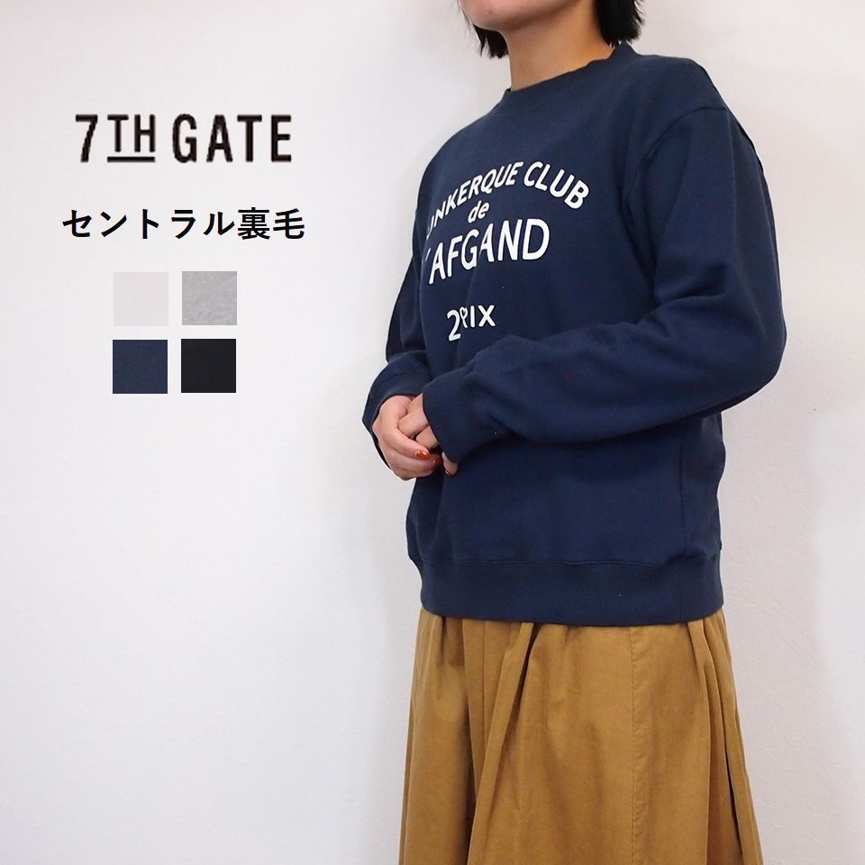 7th GATE セブンスゲート 中心的裏毛 標準尺度刷り上げる ティーシャツ 調教師 汗水 長袖 レディース 冬春 今めかしい