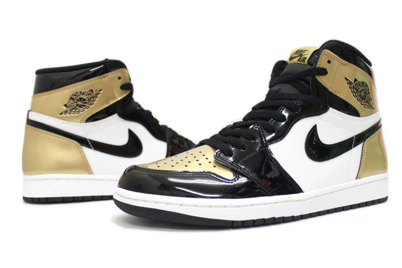 nike air jordan 1 gold toe