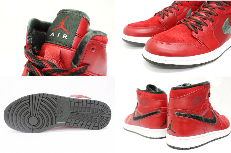 楽天市場 送料無料 Nike Air Jordan 1 Retro Hi Premier 赤 スウェード ベロア 631 ナイキ エア ジョーダン 1 レトロ ハイ プレミア 未使用品 中古 Sole Addict