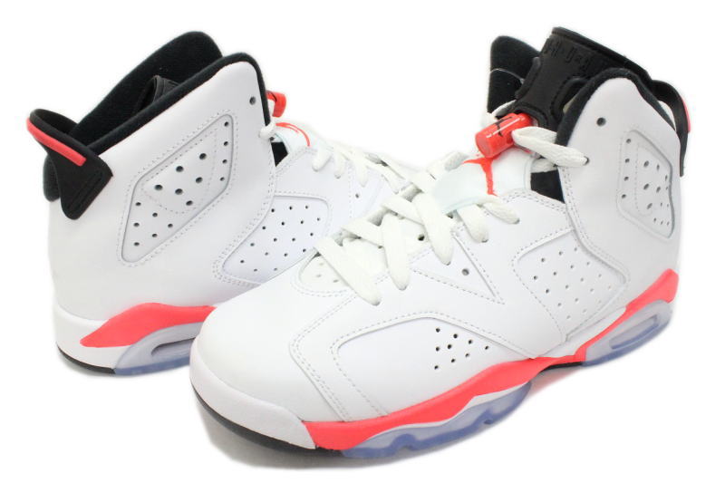 楽天市場 送料無料 Nike Air Jordan 6 Retro Bg 白 インフラレッド 123 ナイキ エアジョーダン 6 レトロ Infrared レディース Gs 未使用品 中古 Sole Addict