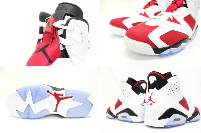 【楽天市場】【送料無料】NIKE AIR JORDAN 6 RETRO CARMINE 384664-160 ナイキ エア ジョーダン 6