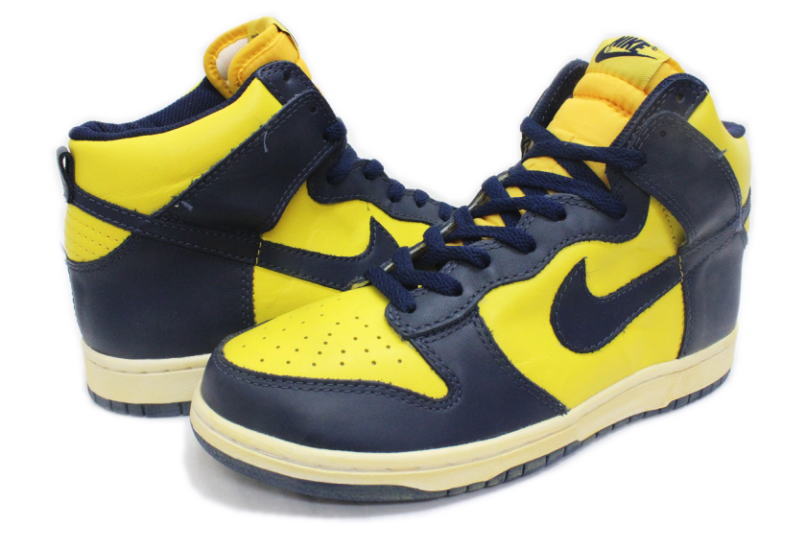 【楽天市場】【送料無料】NIKE DUNK HIGH VNTG QK 紺×黄 318544-741 ナイキ ダンク ハイ ビンテージ