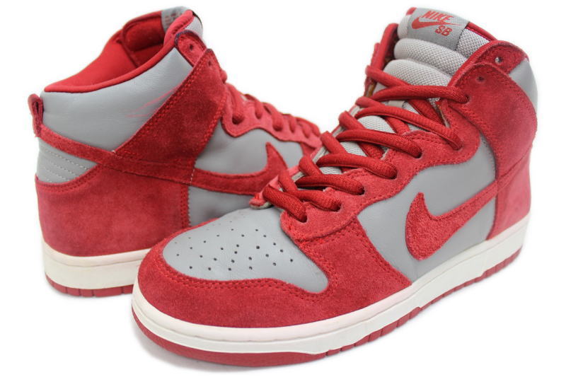 楽天市場 中古 送料無料 Nike Dunk High Pro Sb True To Your School Unlv 赤 グレー 061 ナイキ ダンク エスビー 周年 Sole Addict