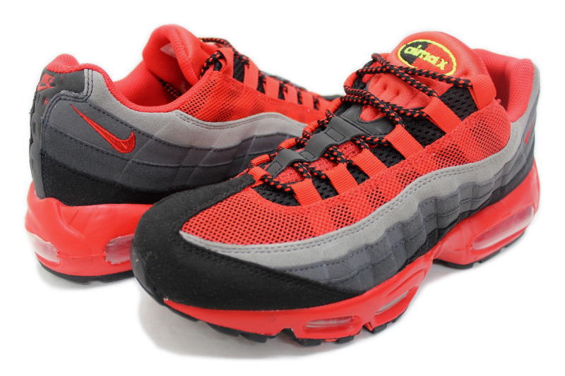 【楽天市場】【送料無料】NIKE AIR MAX 95 AP 黒×灰×赤 616099-061 ナイキ エア マックス 95【未使用品】【中古