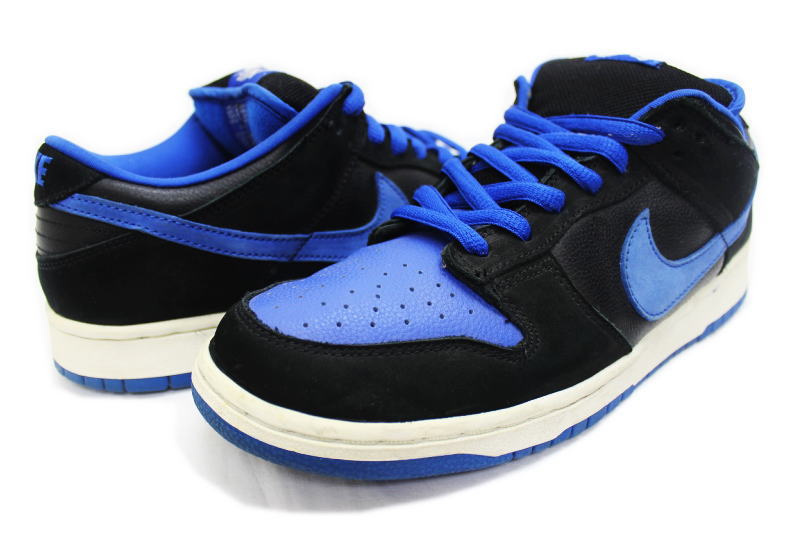 楽天市場 中古 送料無料 Nike Dunk Low Pro Sb 黒 青 041 ナイキ ダンク ロー プロ Sole Addict