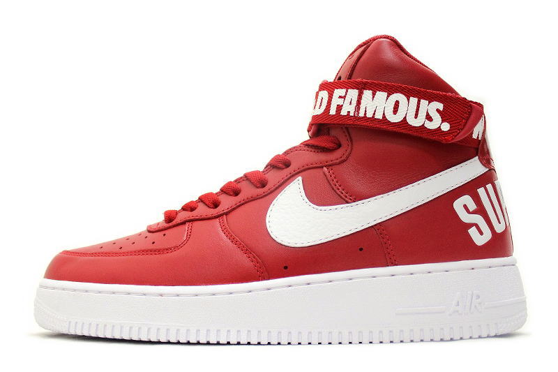 楽天市場 送料無料 Nike Air Force 1 High Supreme Sp 赤 610 ナイキ エアフォースワン ハイ シュプリーム レッド 未使用品 中古 Sole Addict