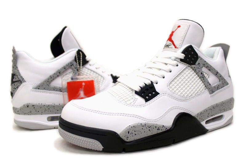 nike air jordan 4 white cement