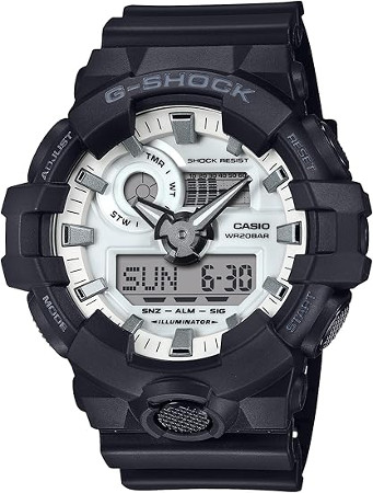 カシオ G-SHOCK Black and brilliant white続きもの GA-700WD-1AJF 国内置き目品【楽ギフ_荷拵え】