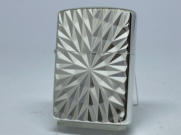 送料無料 ZIPPO[ジッポー]両面加工 #162アーマー(鎧)ダイヤカット シルバーメッキ 162S-2RDC【楽ギフ_包装】