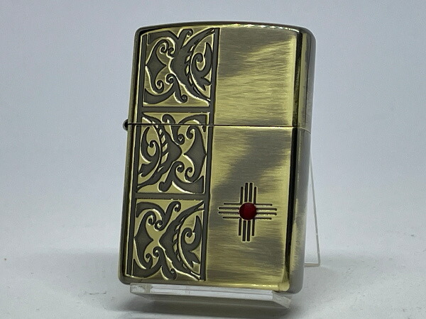送料無料 ZIPPO[ジッポー]両面加工 NATIVE AMERICAN ネイティブアメリカン2 ブラスイブシ 1201S886【楽ギフ_包装】 6,560円
