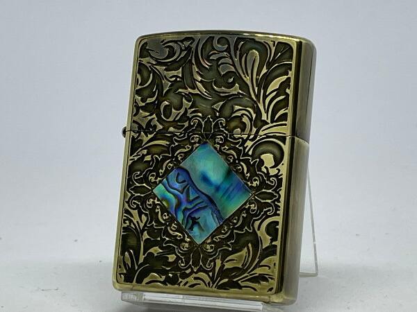 送料無料 ZIPPO[ジッポー]両面加工 アンティークスタイル A・レトロ＆モダン【楽ギフ_包装】