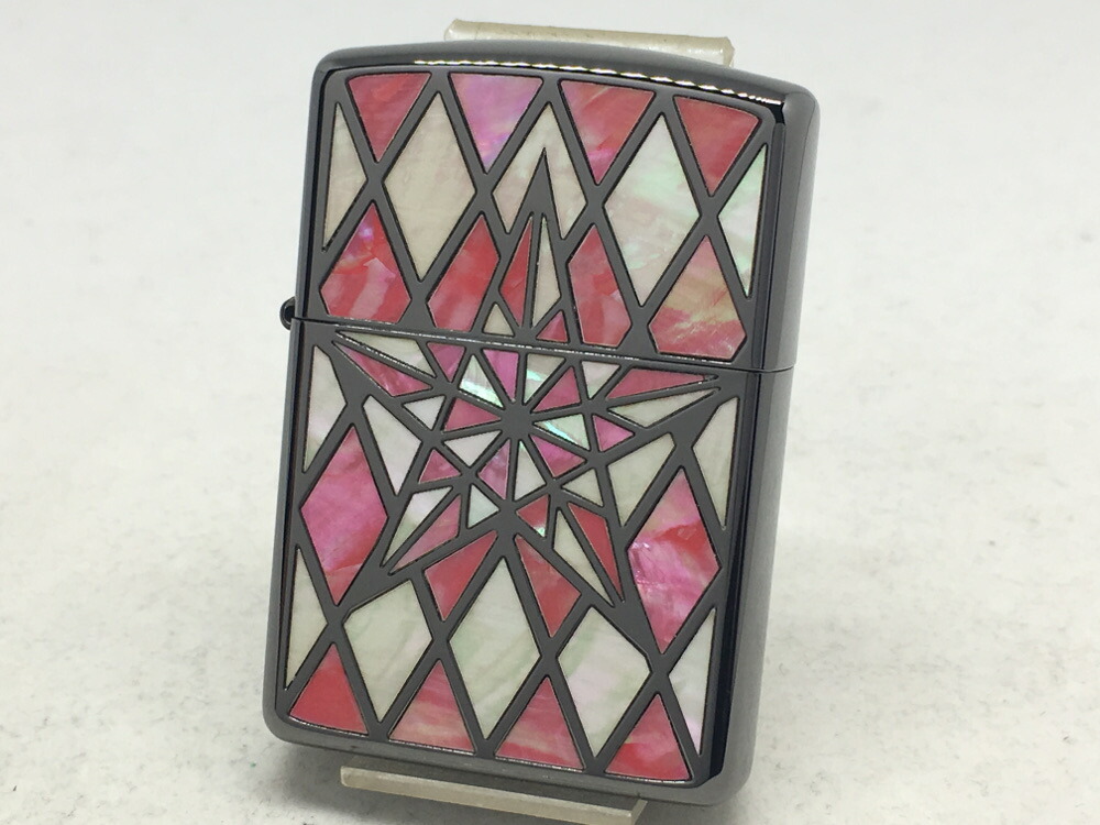 186000 現状品 ZIPPO ジッポー オイルライター アラベスク ピンク