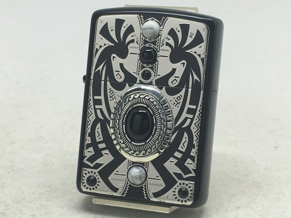 送料無料 ZIPPO[ジッポー]アーマー ZPインディアンスピリットBK ココペリ【楽ギフ_包装】
