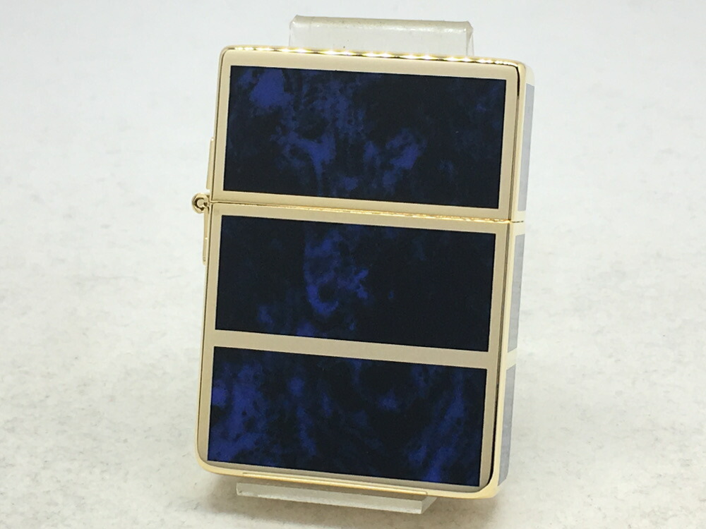 送料無料 ZIPPO[ジッポー]４面加工 1935レプリカ ゴールドブルー 1935EPG/BL【楽ギフ_包装】