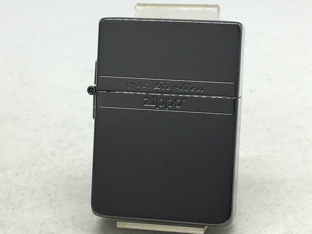 送料無料 ZIPPO[ジッポー] 両面加工 1935ミラーラインBN 黒ニッケルメッキ【楽ギフ_包装】