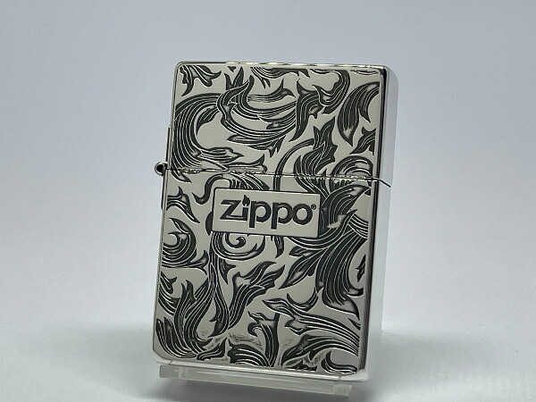送料無料 ZIPPO[ジッポー]両面加工 1935アラベスク SI 銀イブシ【楽ギフ_包装】