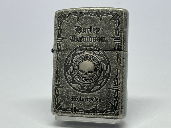 送料無料 ZIPPO[ジッポー] HARLEY-DAVIDSON(ハーレーダビッドソン)Sメタル スカル HDP-70【楽ギフ_包装】