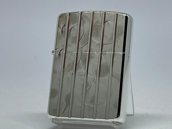送料無料 ZIPPO[ジッポー]両面加工アーマーランダムウェーブカットSV タテ 銀メッキ162SWCA【楽ギフ_包装】 6,738円