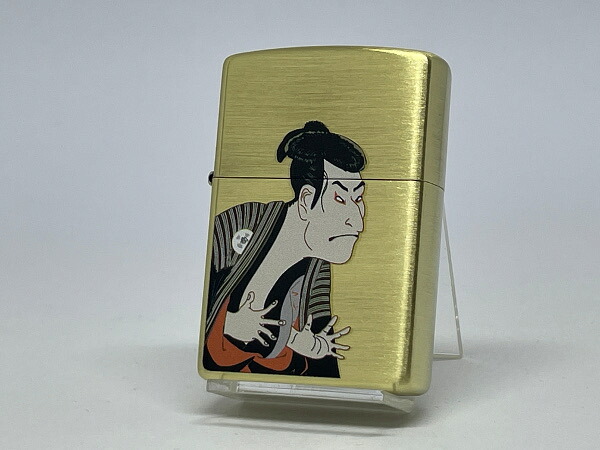ZIPPO[ジッポー]浮世絵 江戸兵衛 真鍮古美＆プリント 63520598【楽ギフ_包装】