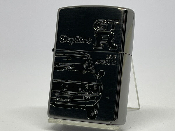 送料無料 ZIPPO[ジッポー]両面加工 ZP GT-R [KPGC110] BK スカイライン ブラックバージョン【楽ギフ_包装】