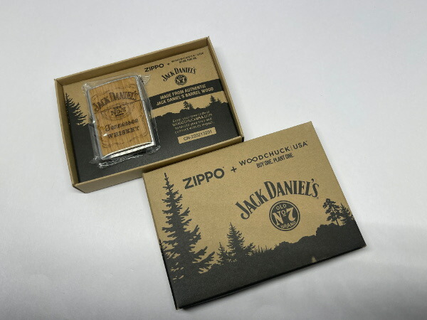 ZIPPO[ジッポー]USモデル JACK DANIEL'S ジャックダニエル&times;ウッドチャックUSAエンブレム #48392【楽ギフ_包装】｜sonnette 12,355円