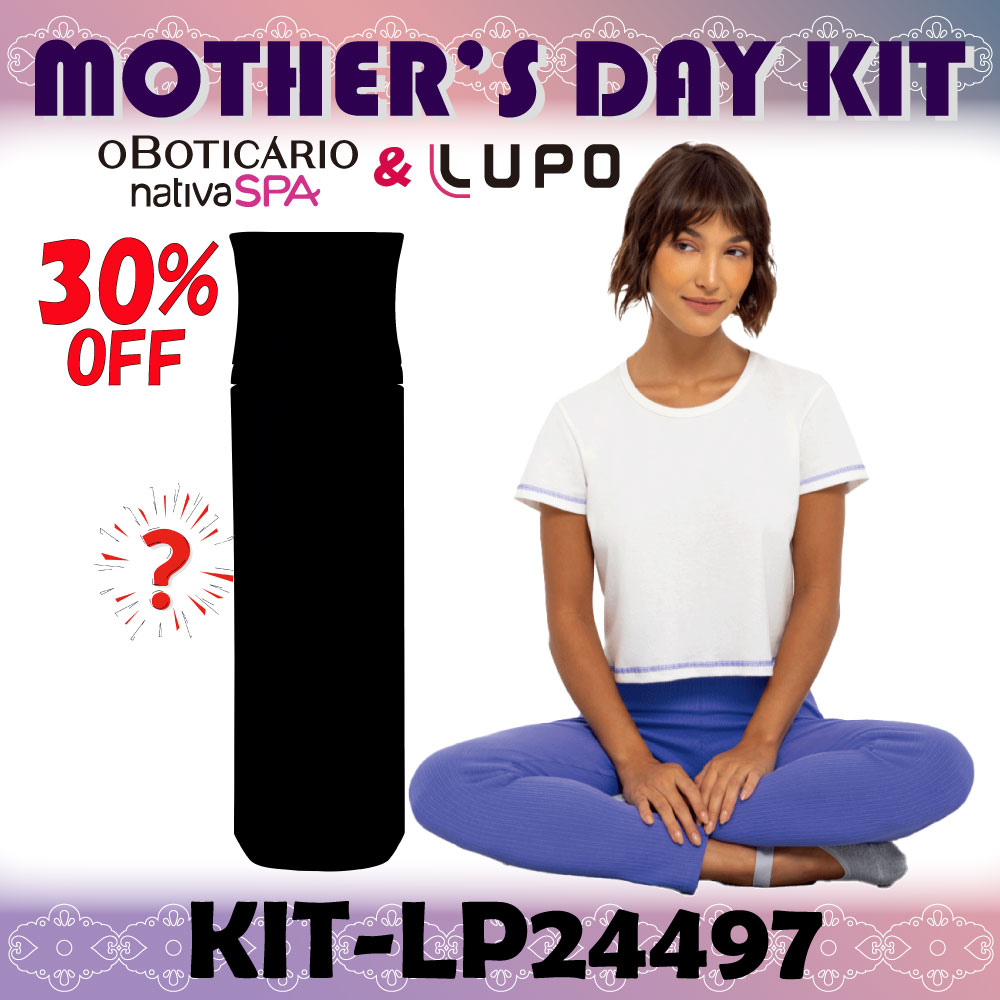 【パジャマ＆コロン30％OFF】MOTHER’S DAY KIT ROOM WEAR★母の日キット ルームウェア／LUPO ルポ◆ブラジル ナイトウェア ホームウェア ルームウェア パジャマ 部屋着＆O BOTICARIO オ・ボチカリオ◆ナチーバスパ スプラッシュコロン 200ml 4,635円