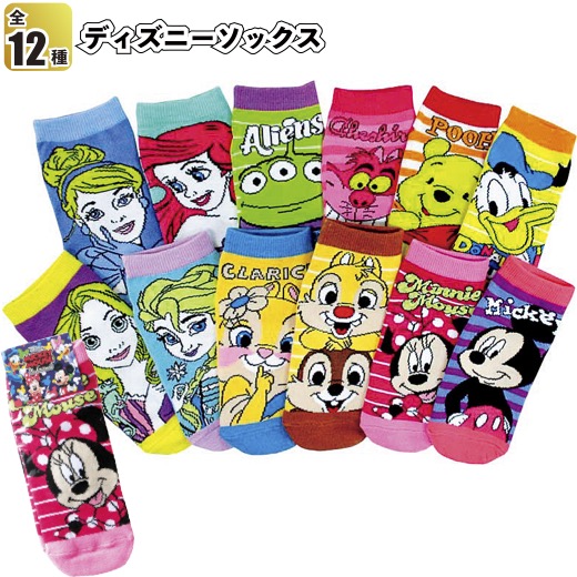 楽天市場 ディズニーソックス 景品 粗品 ミッキー ミニー 19cm 22cm 23cm 24cm 靴下 景品ストア 楽天市場店