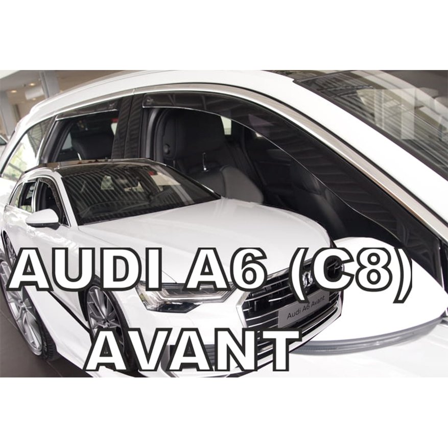 アウディ/AUDI A6(C8/F2)/アバント ドアバイザーF＆Rset【Team HEKO/ヘコ製】