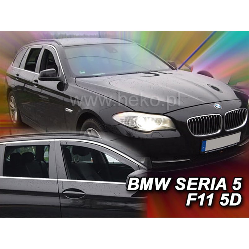 BMW F11(ツーリング) ドアバイザーF＆Rset【Team HEKO/ヘコ製】 17,612円
