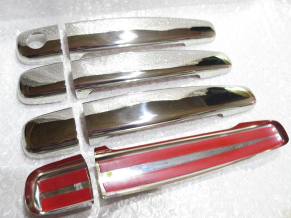 プジョー3008 シトロエンC3/C4 ドアハンドルカバー/クローム 8pcs【OMTEC】