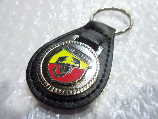 最安 楽天市場】フィアット・アバルト 本皮キーホルダーS ABARTH 小物