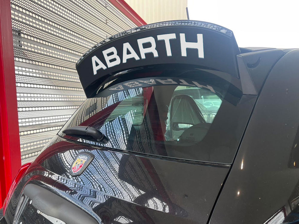 楽天市場】アバルト(ABARTH 595/695) リップスポイラー・トリコロールデカール/F＆Rset【core OBJ】 : スパイラルオート