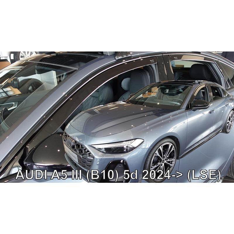 アウディ/AUDI A5(FU/B10)/セダン ドアバイザーF＆Rset【Team HEKO/ヘコ製