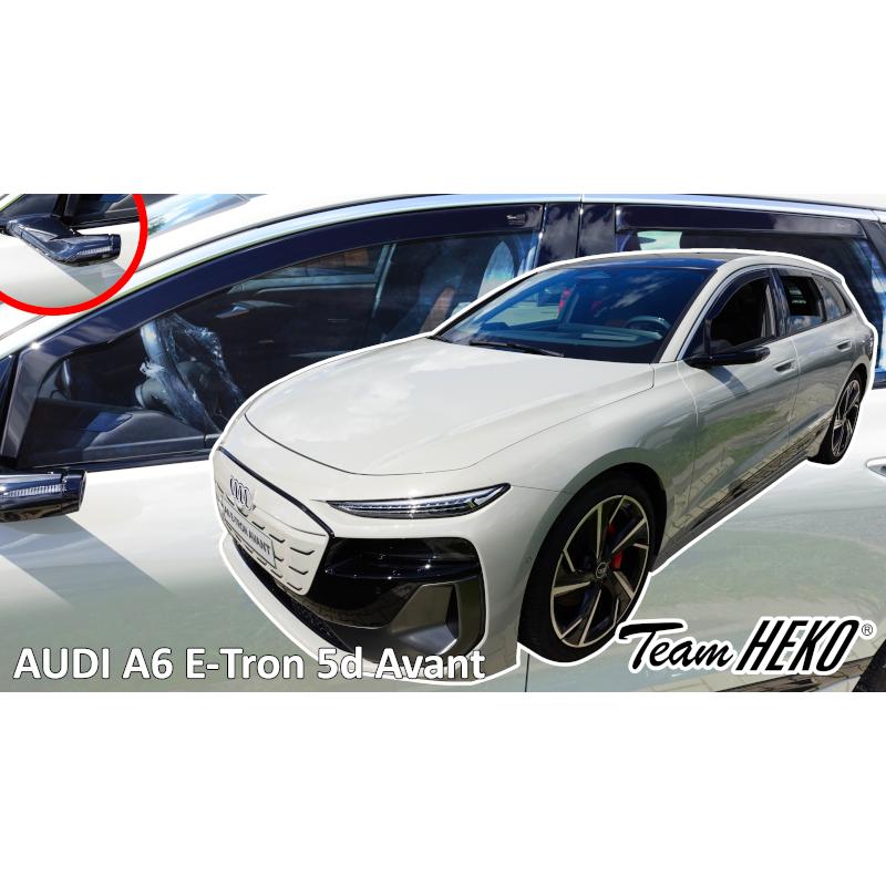 アウディ/AUDI A6 e-tron(C9/GH)/アバント ドアバイザーF＆Rset【Team HEKO/ヘコ製】※バーチャルエクステリアミラー装着車専用